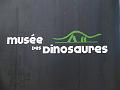 Musee des Dinosaures sign